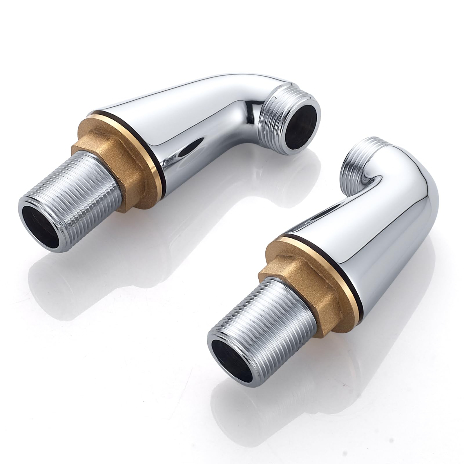 Deck Mounted Bath Taps Mixer Leg Pillar, Standard Bath Filler Tap Pillar, Shower Mixer Tap Legs Adapter Extension - Image 2