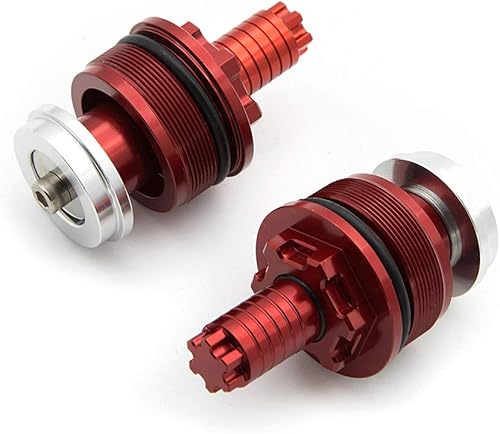 Miniatura 5 de FXCNC - Ajustadores de precarga de motocicleta Pernos de horquilla de aluminio y tornillos compatibles con YZF R3 MT03 2014-2018, YZF R25 MT-25