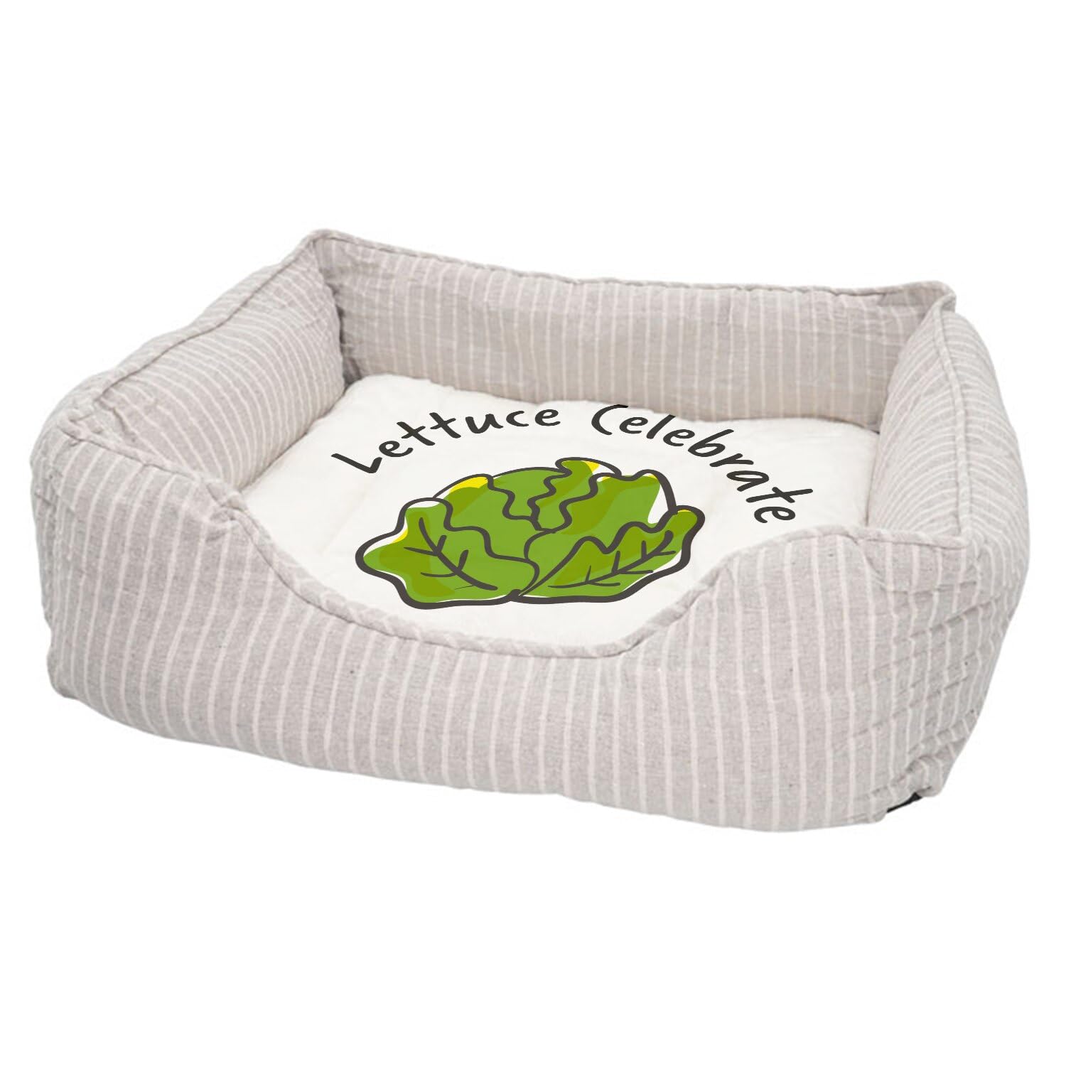 Lit confortable avec coussin déhoussable pour animaux - Base stable