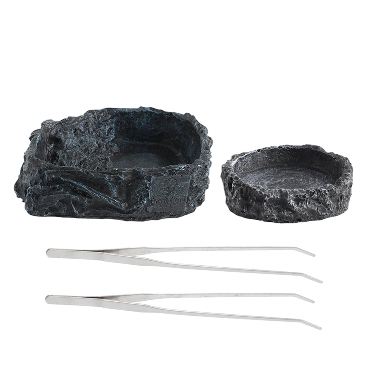 1set Ciotola Grandper Rettili con Pinzette Curvate Accessorio Versatilper Tartarughe e Draghi Barbati Ciotola per Cibo per Terrari Facile da Pulire e Resistente
