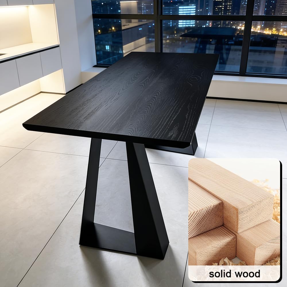 1.8" Thick Modern Large Computer Desk - Home Office Study Writing Table for Gaming, Work & Study 78.8×23.7×29.6"