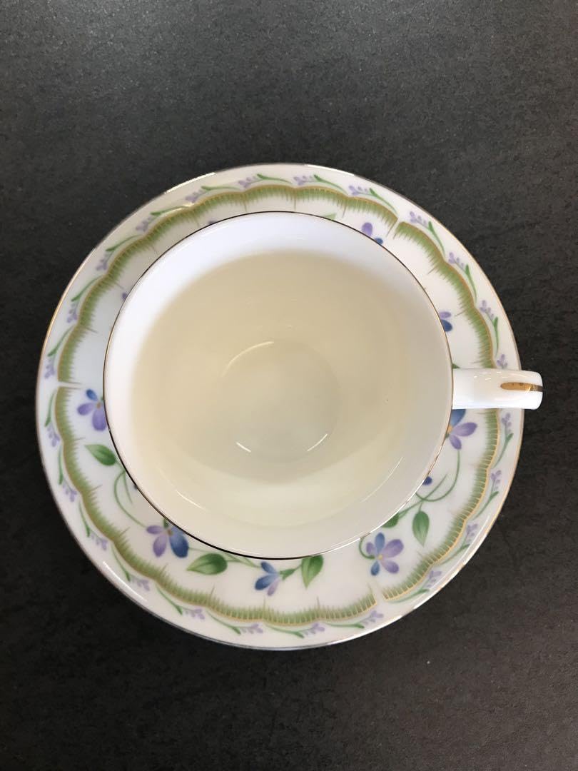 Amazon.co.jp: C'est Blanc 桃山陶器 カップ&ソーサーセット : ホーム