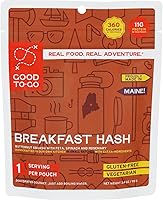 Vista 8 de GOOD TO-GO Weekender paquete de 3 2 entradas + 1 desayuno Comida de camping, comida de mochilero Solo agrega comidas acuáticas, comidas