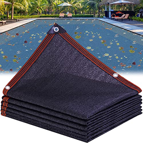 Couverture Filet de Feuille pour Piscine, Bâche Protection Piscines Hors-Sol, Couverture Volet Piscine, Filet Protection Piscine pour Bloquer Feuilles Mortes et...