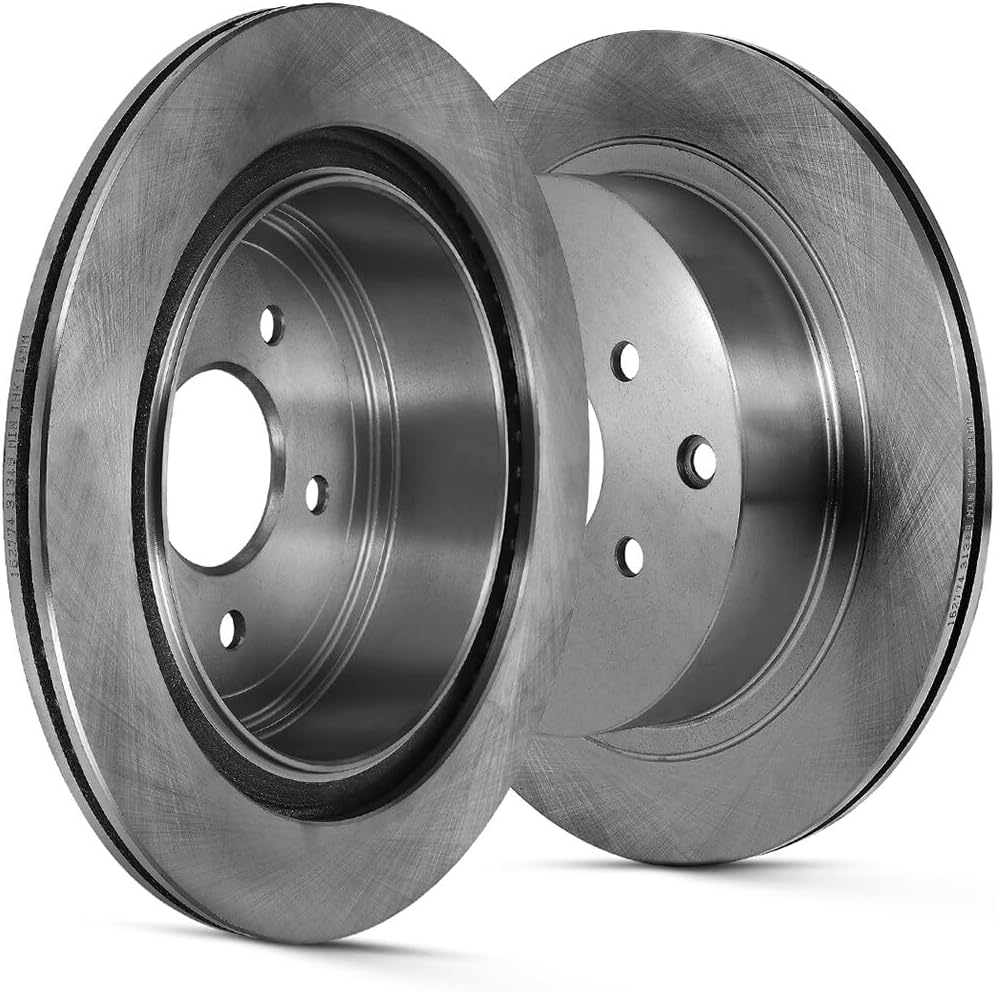 SCITOO Rear Disc Brake Rotors Kits Fit For Nissan Murano 2003-2017,For Nissan Pathfinder 2013-2017,For Nissan Quest 2004-2009 2011-2013