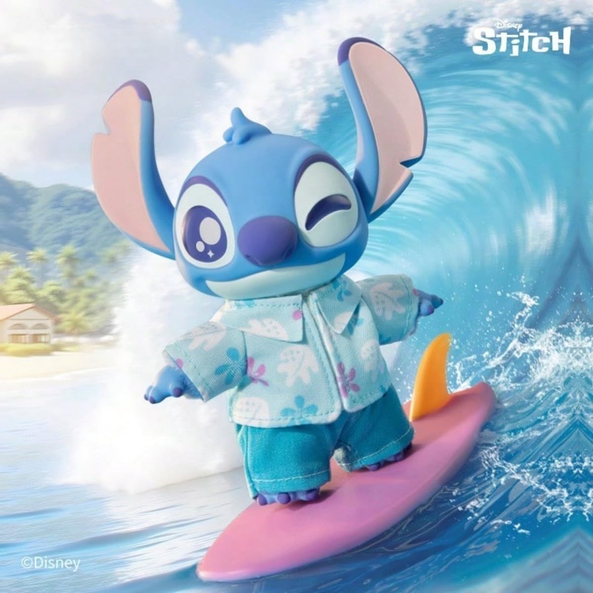 MINISO Toptoy 16 cm Disney Stitch Dress-up Show Series Esmaltado