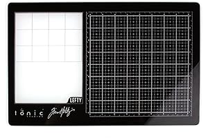 Tim Holtz Media Grip Mat: Portable Lefty-Friendly Aid for Glass Cutting Precision