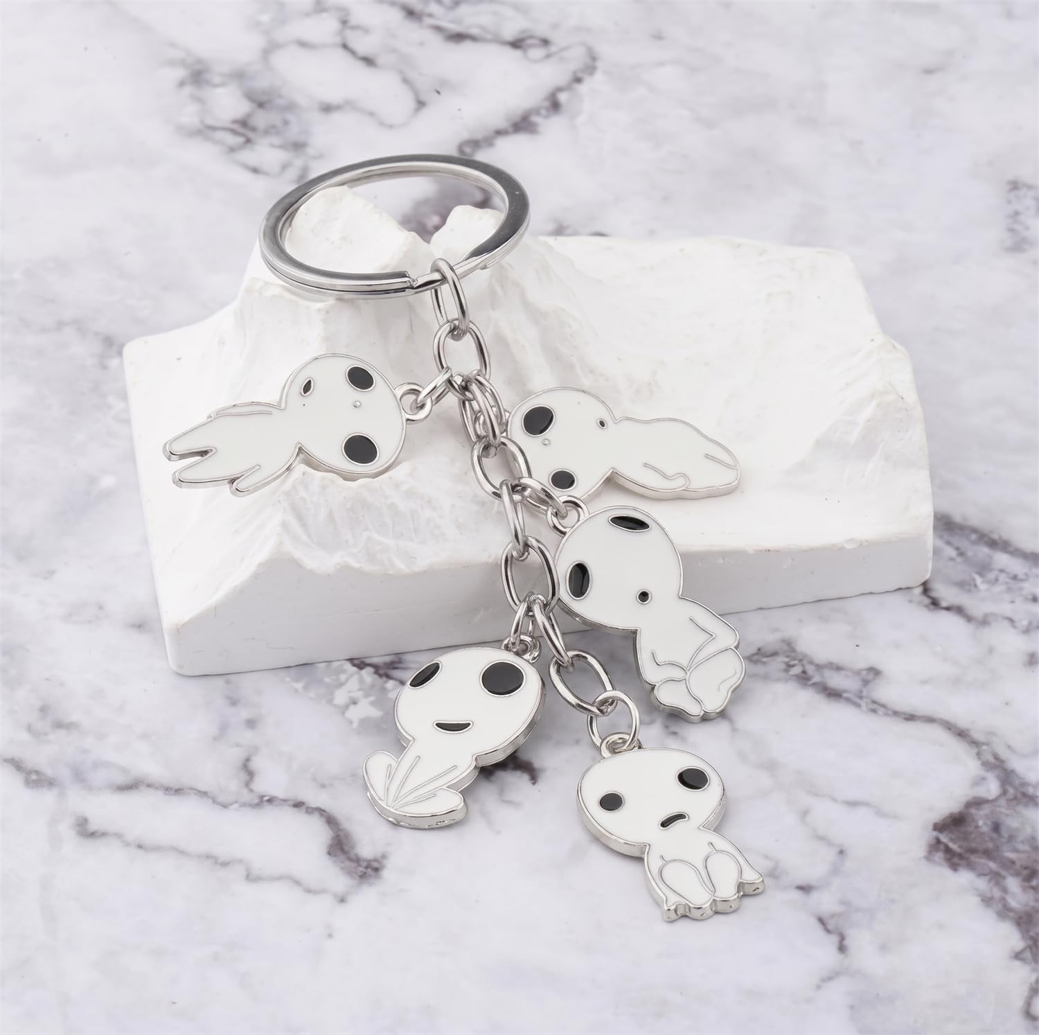 Molinter sleutelhanger zakhanger prinses Mononoke boom ipen pop sleutelhouder auto sleutelring dames tas decoratie hanger tas ketting