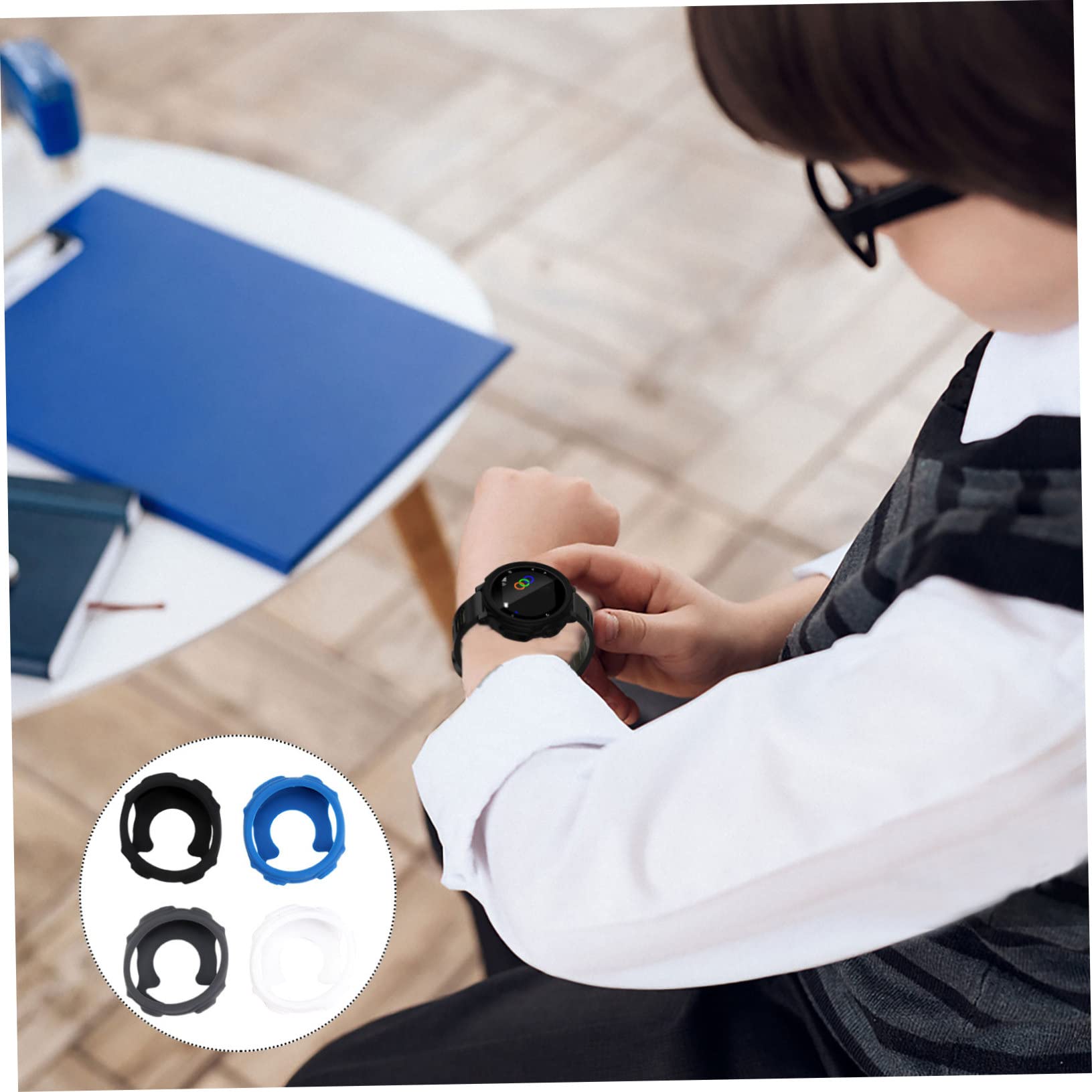 Housoutil 12 Pcs Watch Protector Smart Watch Screen Case Smart Watch TPU Cover Smart Watches Screen Potector Bumper Protector Watch Anti-Scratch Cover 235 Protector Intelligent Shell