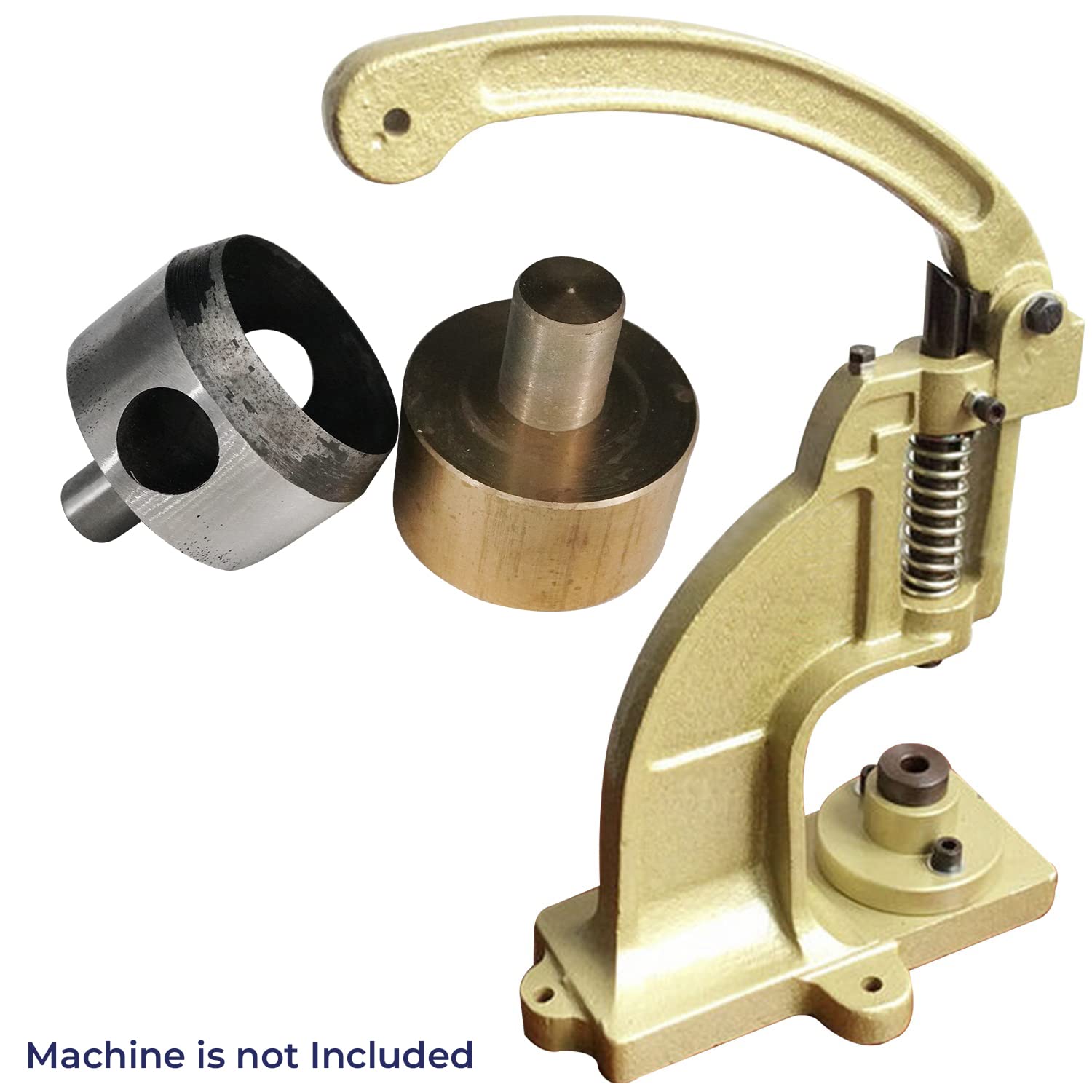 Trimming Shop Troqueles de perforación con Base Dorada de 30 mm para máquina de Prensa Manual DK98, proyectos de Bricolaje, fijación y Telas, Manualidades, proyectos de Bricolaje, artesanía en Cuero