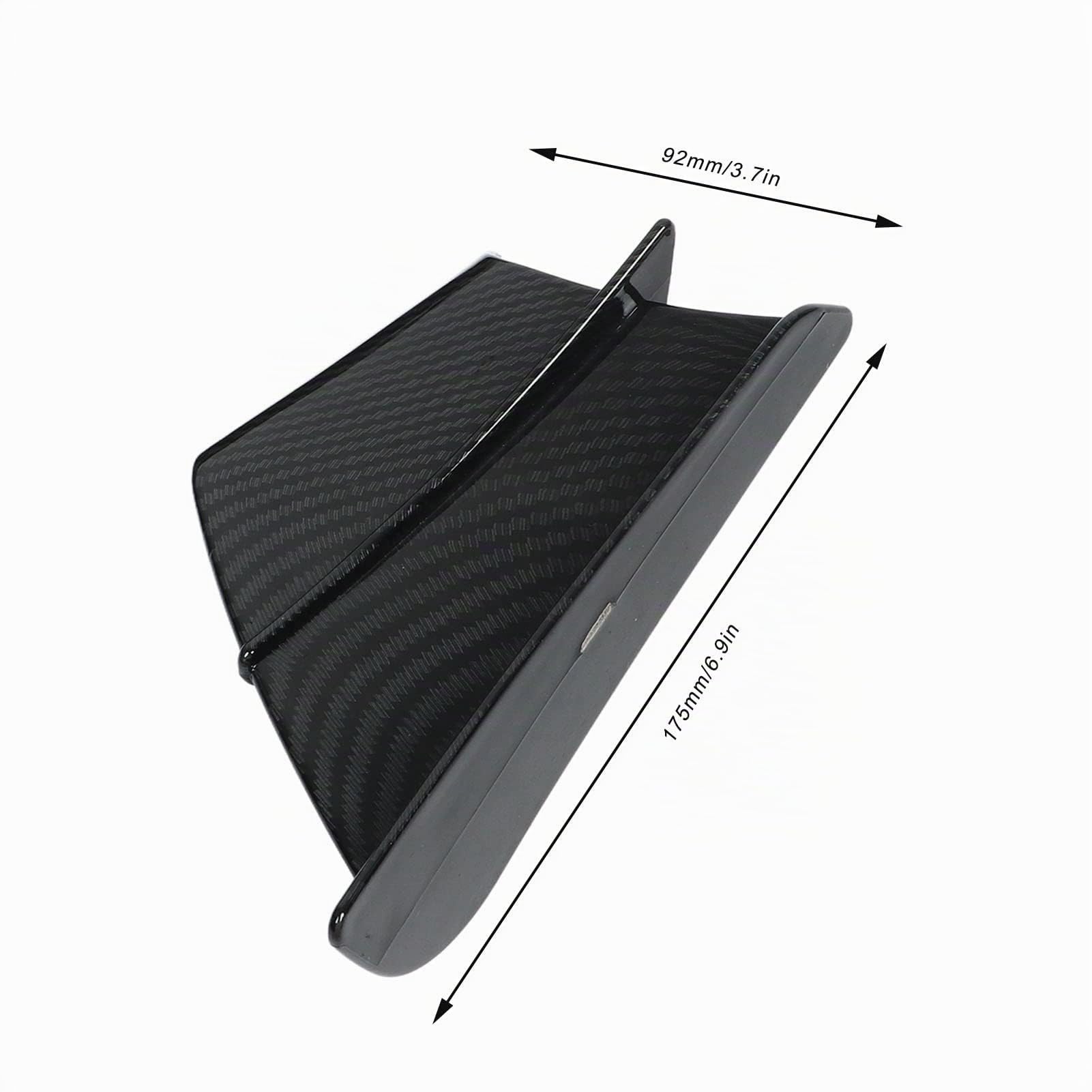 Qcwwy Ailerons De Moto, Ailerons De Moto, Kit D'Aile Aérodynamique, Spoiler, Spoiler D'Aile De Moto, Abs, Universel, 1 Paire
