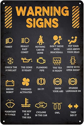 Miniatura 1 de Letreros de garaje para mecánico, accesorios de metal, letrero de lata de metal divertido para mecánico, decoración de tienda, letrero de metal para