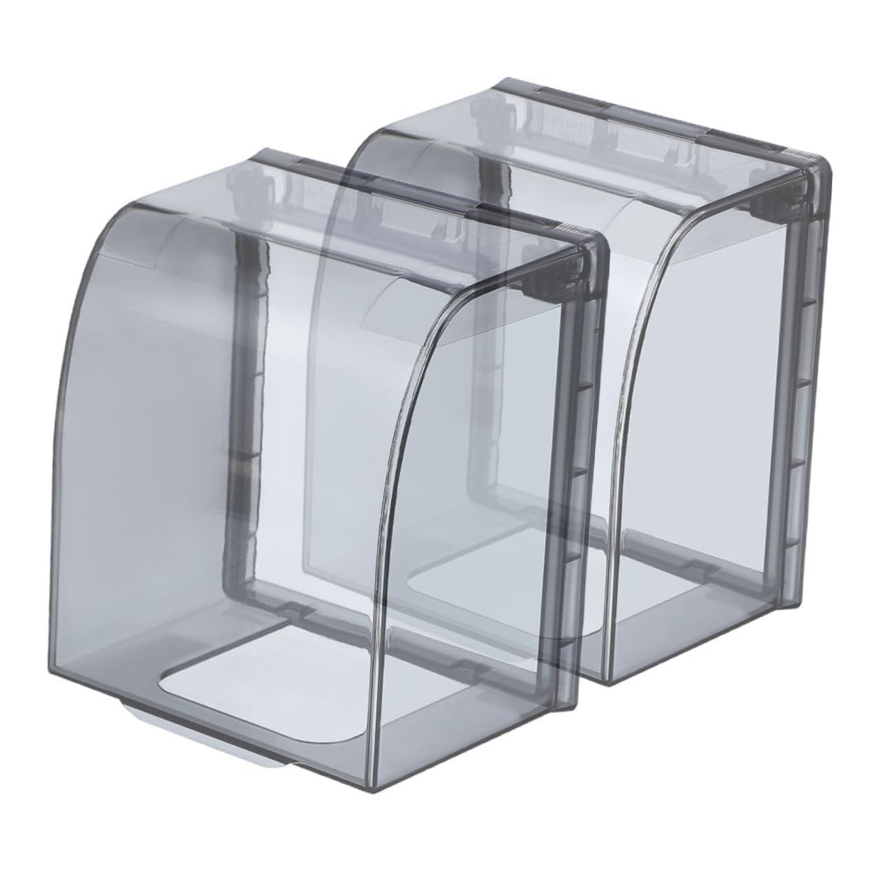 Tofficu 4 Set Copripresa Adesivo Per Esterni E Interni Protezione Elettrica Per Bagno Cucina E Ufficio Design Compatto E Resistente Spruzzi 2 Pezzi*4