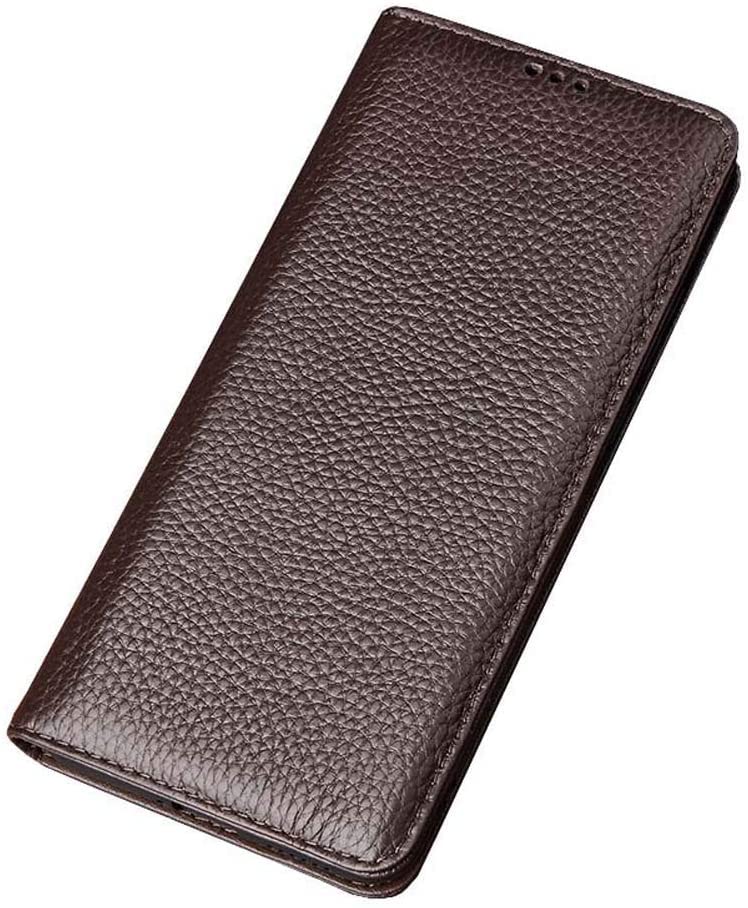 Étui pour iPhone 12 magnétique marron parfait pour le bureau
