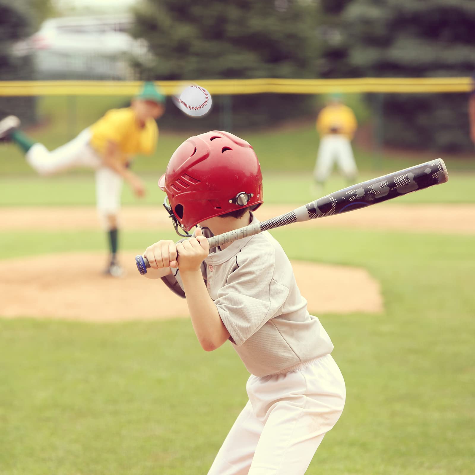 Lot De 2 Balles De Baseball Cousues Main – PVC, Noyau En Bois Dur, Circonférence 22,8 Cm, Pour Adultes Et Ados
