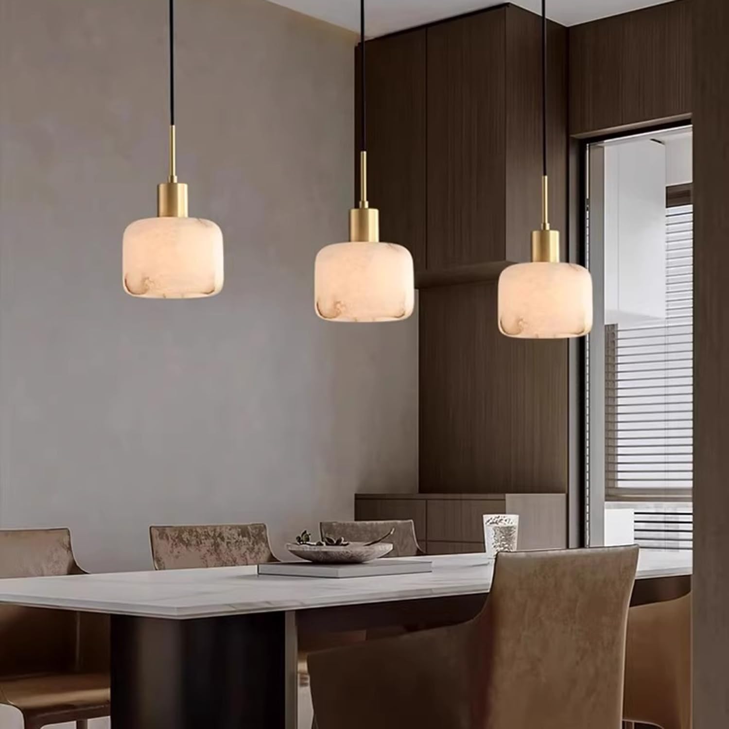 Lampada a sospensione in marmo naturale Illuminazione domestica