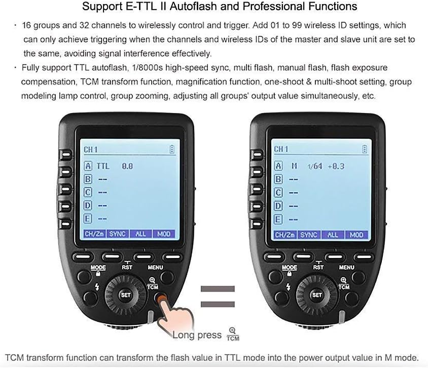 Get Cheap Price Godox Xpro-N TTL Flash Trigger 2.4G Wireless Remote Trigger Transmitter Compatible with Nikon Cameras D5,D70S,D90,D300S,D610,D750,D810,D3100,D5300,D7200 etc