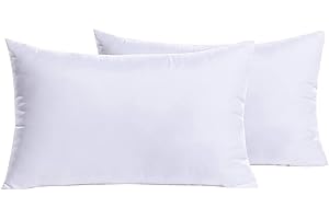 MIULEE Premium Rectangle Small Decorative Pillows Insert