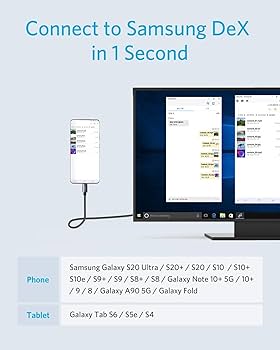 Anker USB C auf HDMI Kabel, 90cm, 4K 60Hz Adapter Kabel für MacBook Pro/Air, iPad Pro/Air, Galaxy S24/ S23, Dell XPS 13/15, und mehr, für Homeoffice