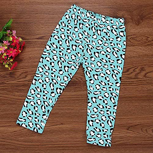 Toddler Baby Girls Kids Fall Winter Clothes Outfit 2-6 Years Old,2Pcs Half Sleeve T-Shirt Dress+ Long Pants Set (3-4 Years Old, Black) #TOP5