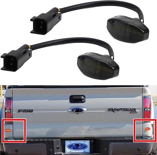 F150 Rapter LED Lateral Lámparas de Marcador para Ford F150 2010 2011 2012 2013 2014 Ford F150 SVT Rapter Pick Up Luces de Marcador Lateral Trasero