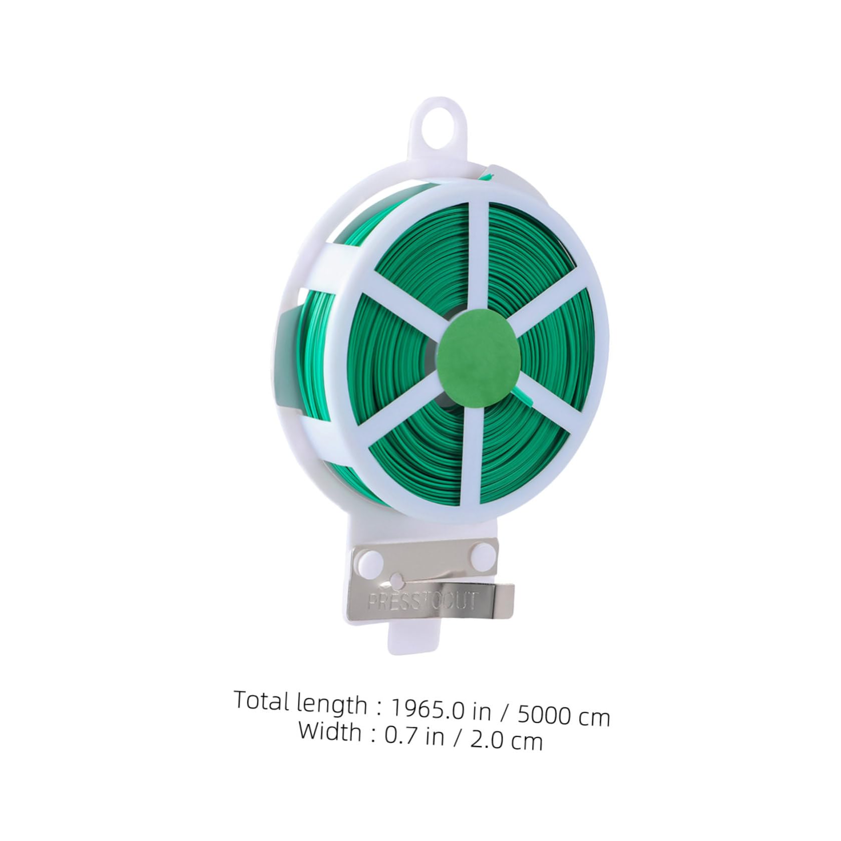 12 Pezzi Filo da Giardinaggio per Piante Rampicanti Legacci da Giardino Rivestiti in Plastica Verde 50 M Legatura Vegetale Flessibile e Riutilizzabile per Supporto Orticolo e
