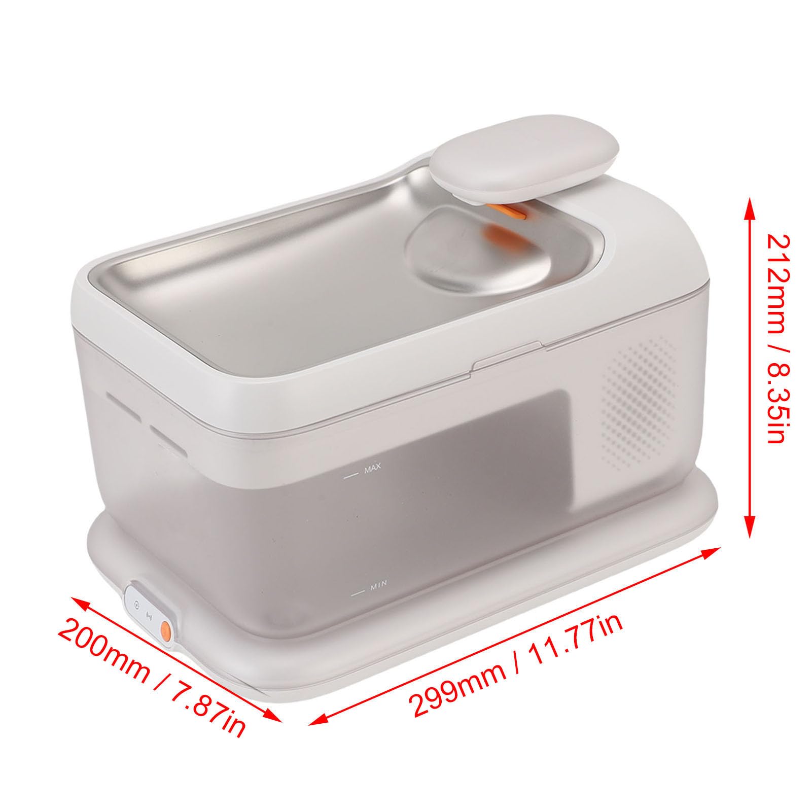 Fuente de Agua para Gatos de Acero Inoxidable de 4,5 L de Gran Capacidad, Dispensador de Agua Inteligente Inalámbrico para Mascotas con Bomba Silenciosa, Alimentador Circulante de Cuenco de