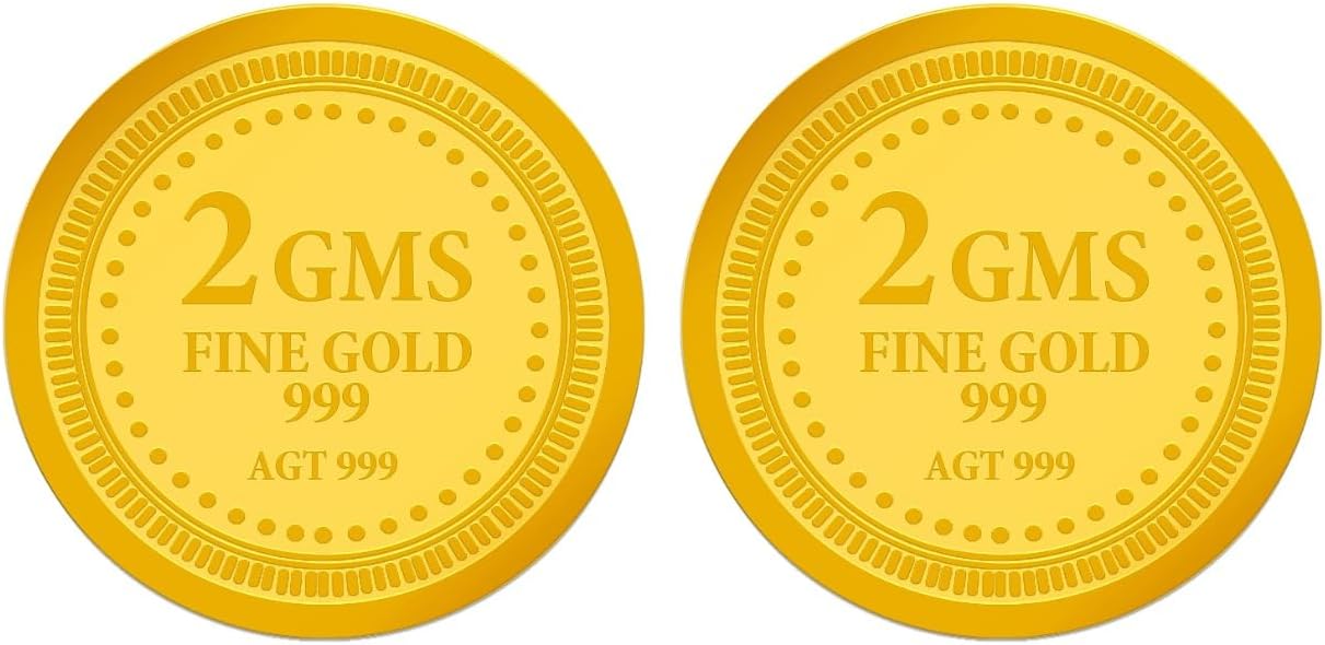Swarnavarsham Hallmarked Gold Coin 24K 4gm (2gm + 2gm)