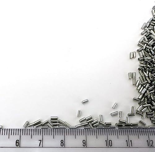 Miniatura 28 de Embroiderymaterial Cuentas de tubo de vidrio japonés para hacer joyas, hacer pulseras, cabello, bordado, costura, manualidades, cuentas