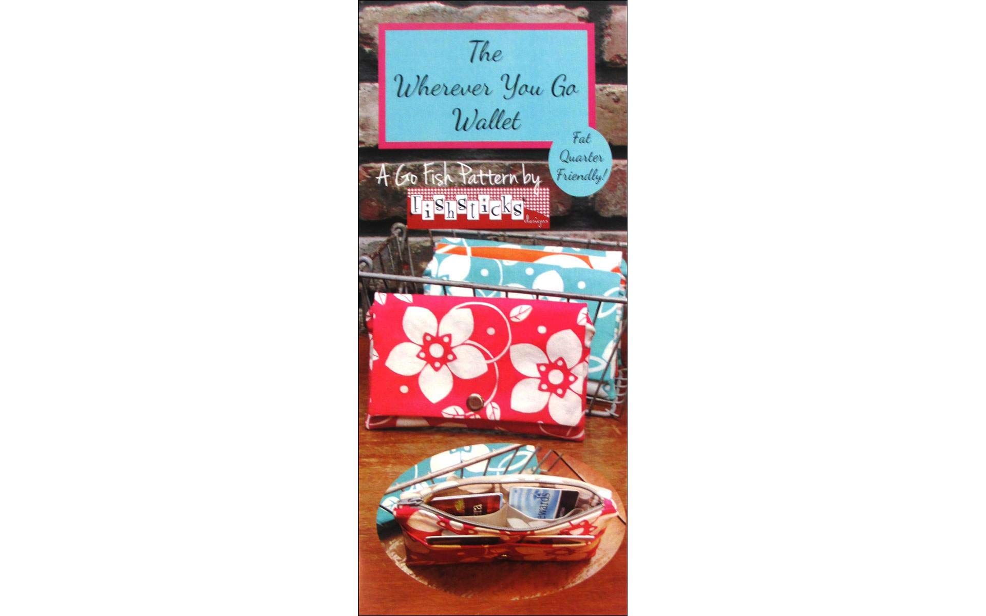 Amazon.com: Fishsticks Designs The Wherever You Go Wallet Pattern : Arts,  Crafts & Sewing