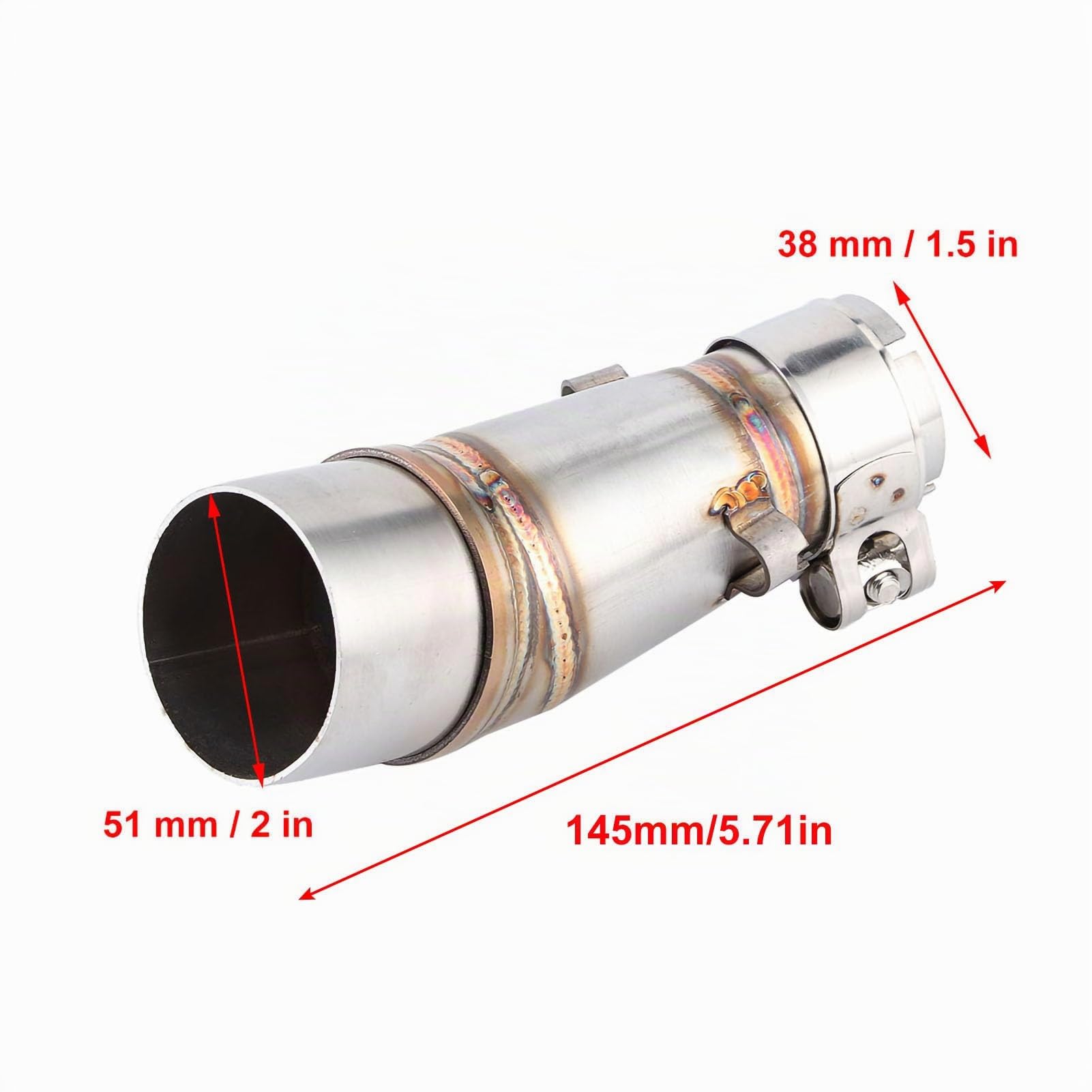 Tuyau d'échappement KIMISS - Pour moto - Pour Z250 2013-2016 - Pour 250 300 2013-2016