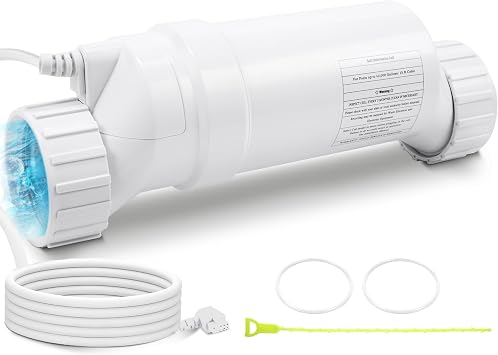 Salt Cell - up to 40,000 Gallons Swimming Pool Chlornie Generator, Compatible with Hayward T-15 Pool Turbo Chlorinator System Fit for AquaRite, AquaTrol, Pro Logic