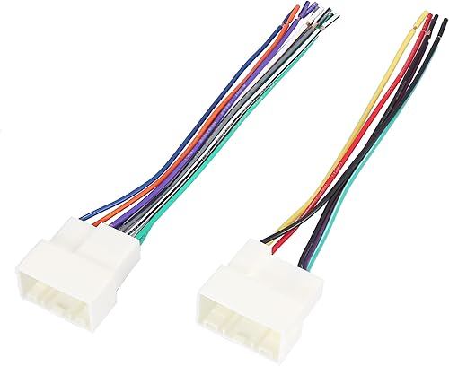 Miniatura 5 de X AUTOHAUX 70-7304 Reproductor de CD estéreo para coche Juego de arnés de cableado Adaptador de radio de cable para Hyundai Elantra 2011-2018