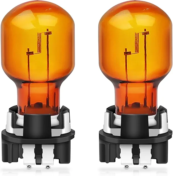 (2 Pack) PWY24W 12174NA Turn Signal Light Bulbs 12V 24W Replacement for Passat 2016-2018, Lavida, 2017 Octavia, Audi A4 Q3 Q7, 2016 Ford Fusion, Mondeo, EDGE - Compatible with 12174, 12174 NAHTR
