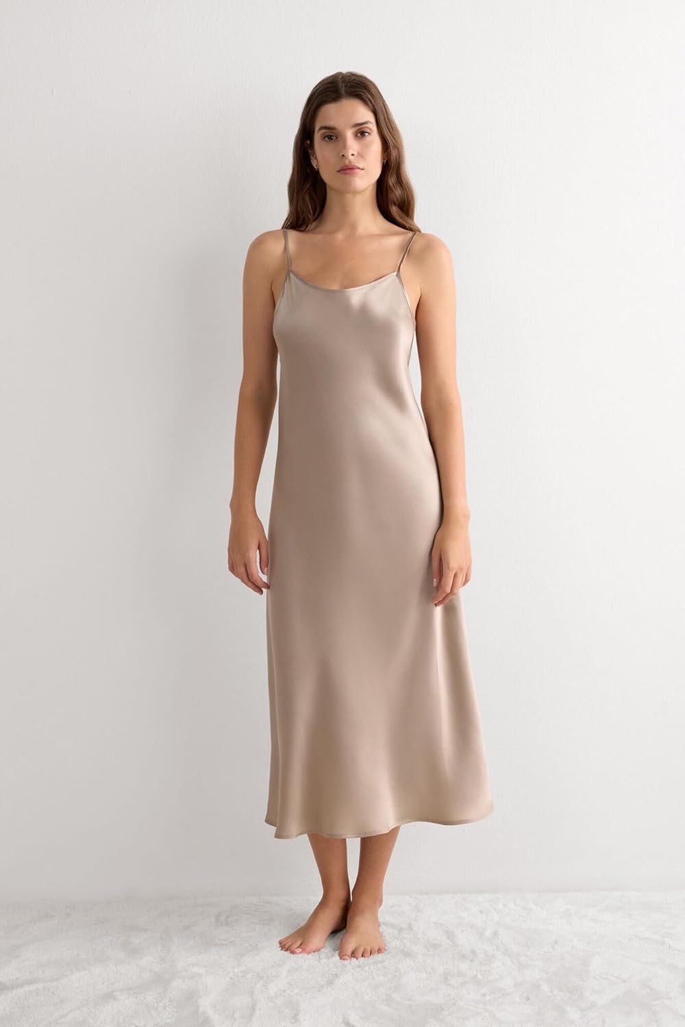 Intimissimi Woman's Midi-Length Slip in Silk