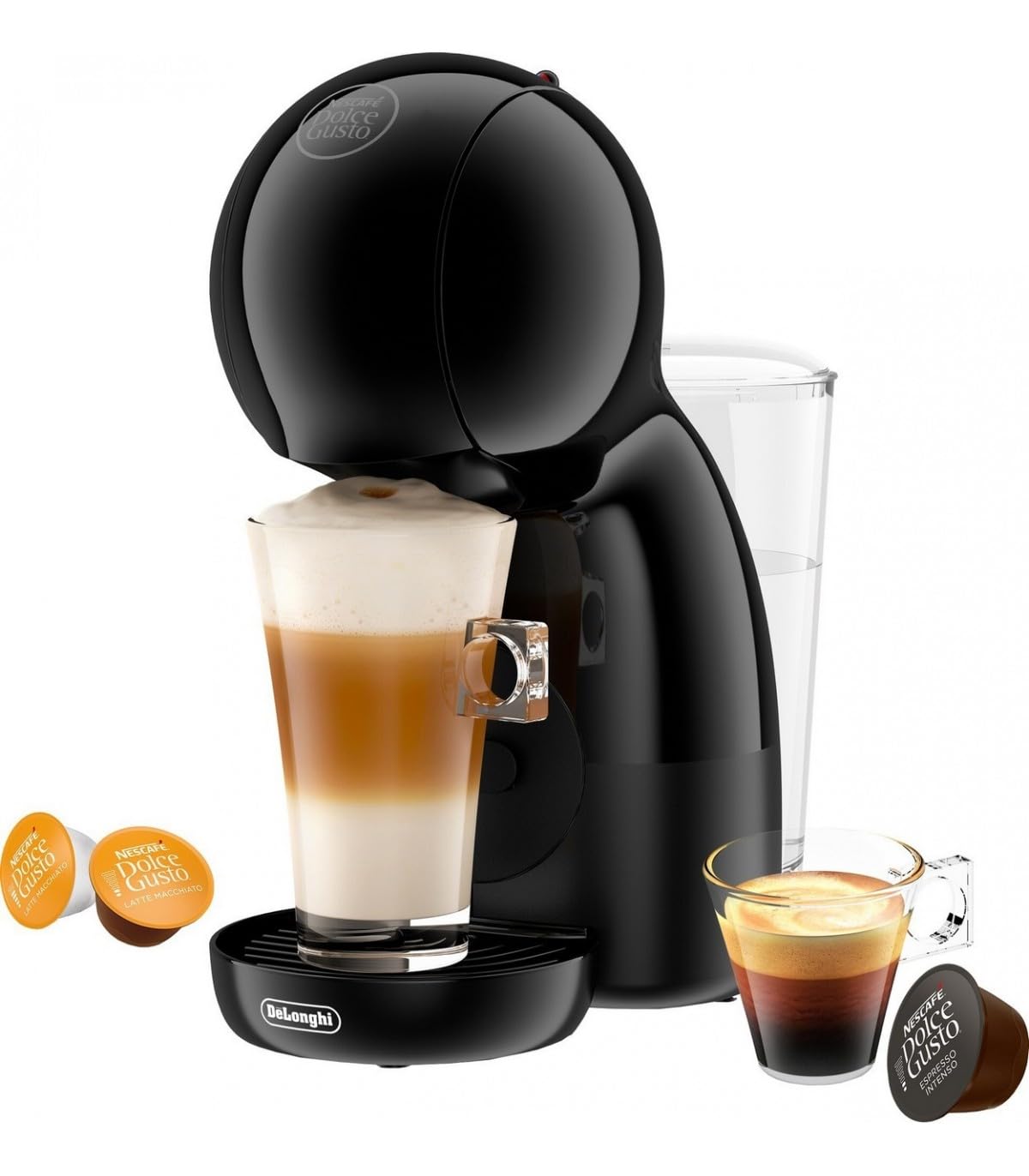 Nescafé Dolce Gusto De Longhi Piccolo Xs Macchina Caffè Espresso Capsule Nero EDG110.AB