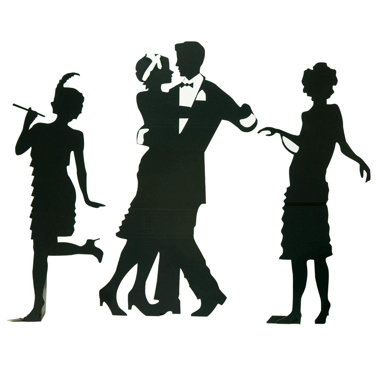 Anderson's Guys and Dolls Cardboard Cutout Silhouettes Kit, Set of 3