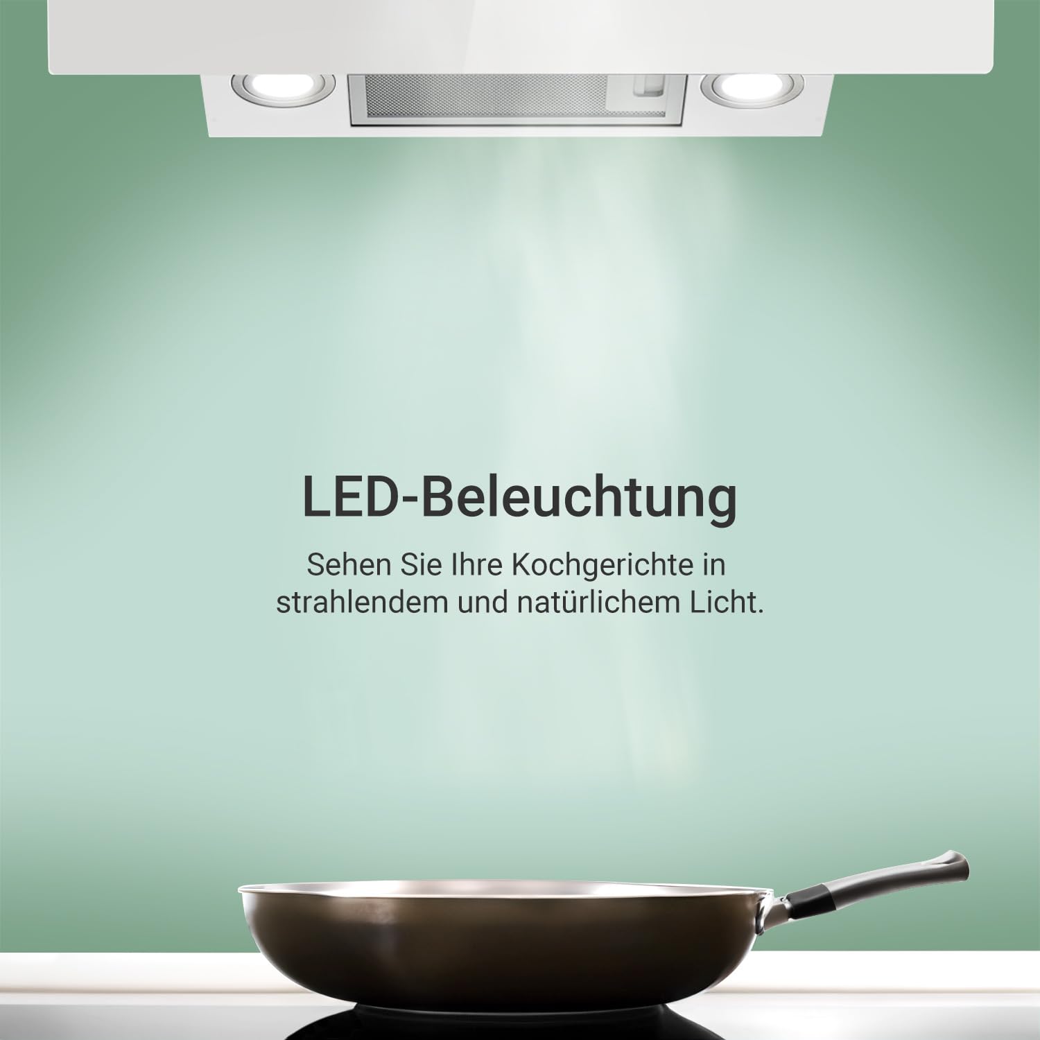 KKT KOLBE EASY9005WM okap kuchenny 90 cm, 782 m³/h, obieg powietrza, bez głowicy, okap ścienny, aplikacja Smart WiFi, Wi-Fi, oświetlenie RGBW