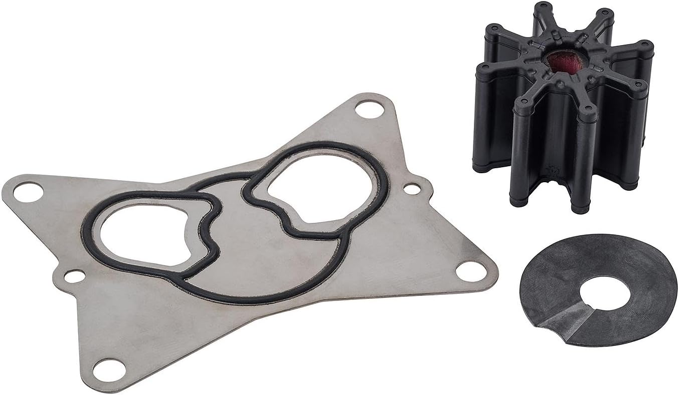 Quicksilver 8M0137220 Heavy Duty Sea Water Pump Impeller Repair Kit – 4.5L and 6.2L MerCruiser V-6 and V-8 Engines