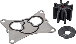 Quicksilver 8M0137220 Heavy Duty Sea Water Pump Impeller Repair Kit – 4.5L and 6.2L MerCruiser V-6 and V-8 Engines