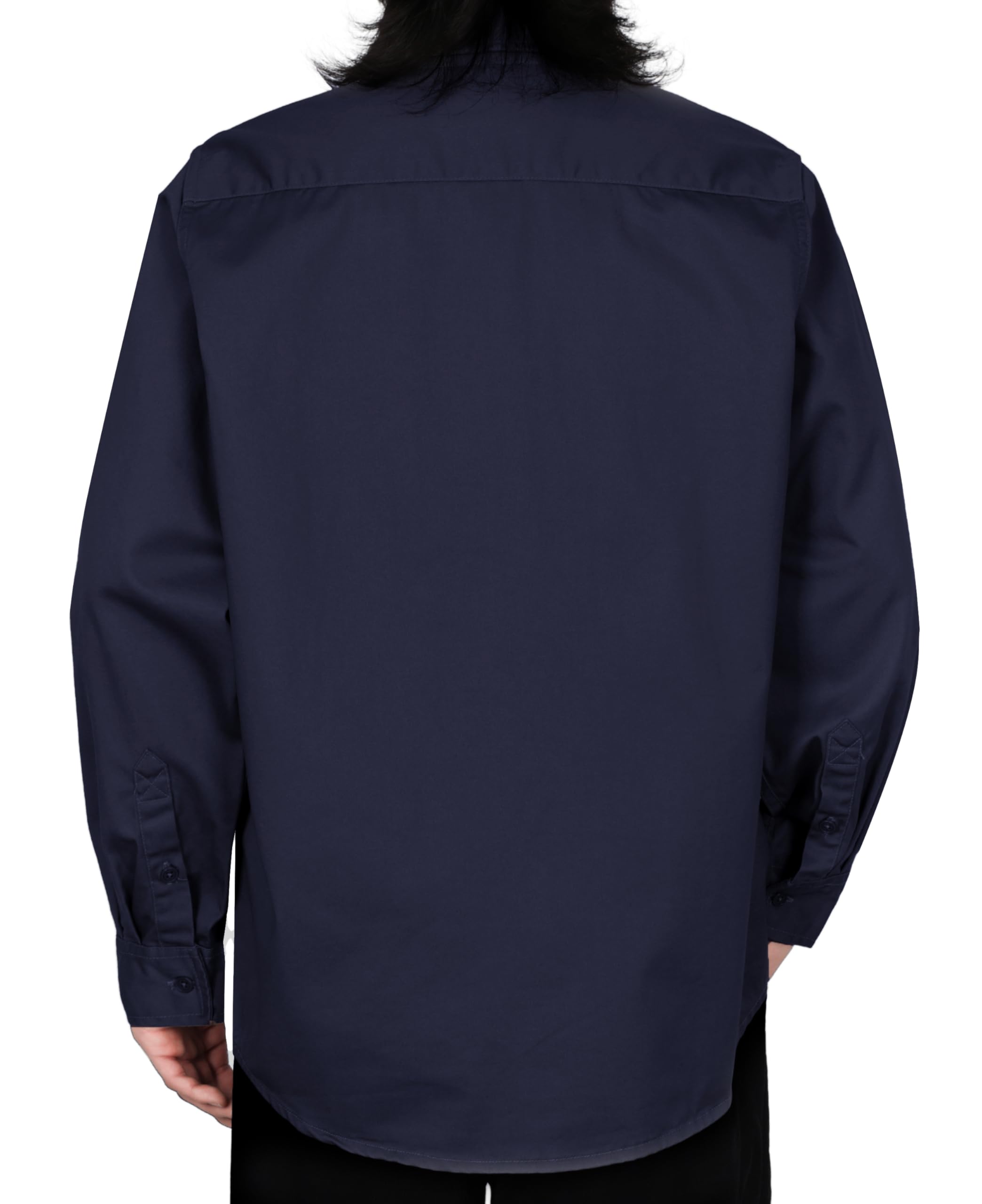 TICOMELA FR Chemises ignifuges pour homme, CAT2, poids léger, 184,3 g, chemise de soudage ignifuge pour homme | Chemises de travail résistantes aux flammes avec poches utilitaires pré-rétrécies et infroissables