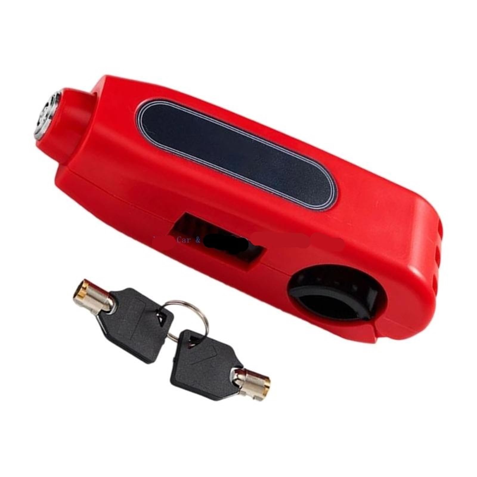 Motorcycle Handlebar Lock Motorcycles Locks Anti Theft Handlebar Lock Motorbike Lock Security(Red)