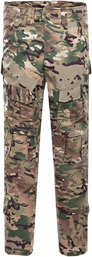 Pantalon Tactique Homme Camouflage - Multi-Poches Cargo Respirant - Randonnée, Chasse, Trekking