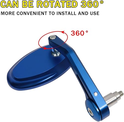 Miniatura 4 de LHSM Accesorios de motocicleta Espejo retrovisor Manillar Extremo Lateral Retrovisor Espejos para Yamaha MT09 Rizoma Vespa GTS Z900 Suzuki Katana