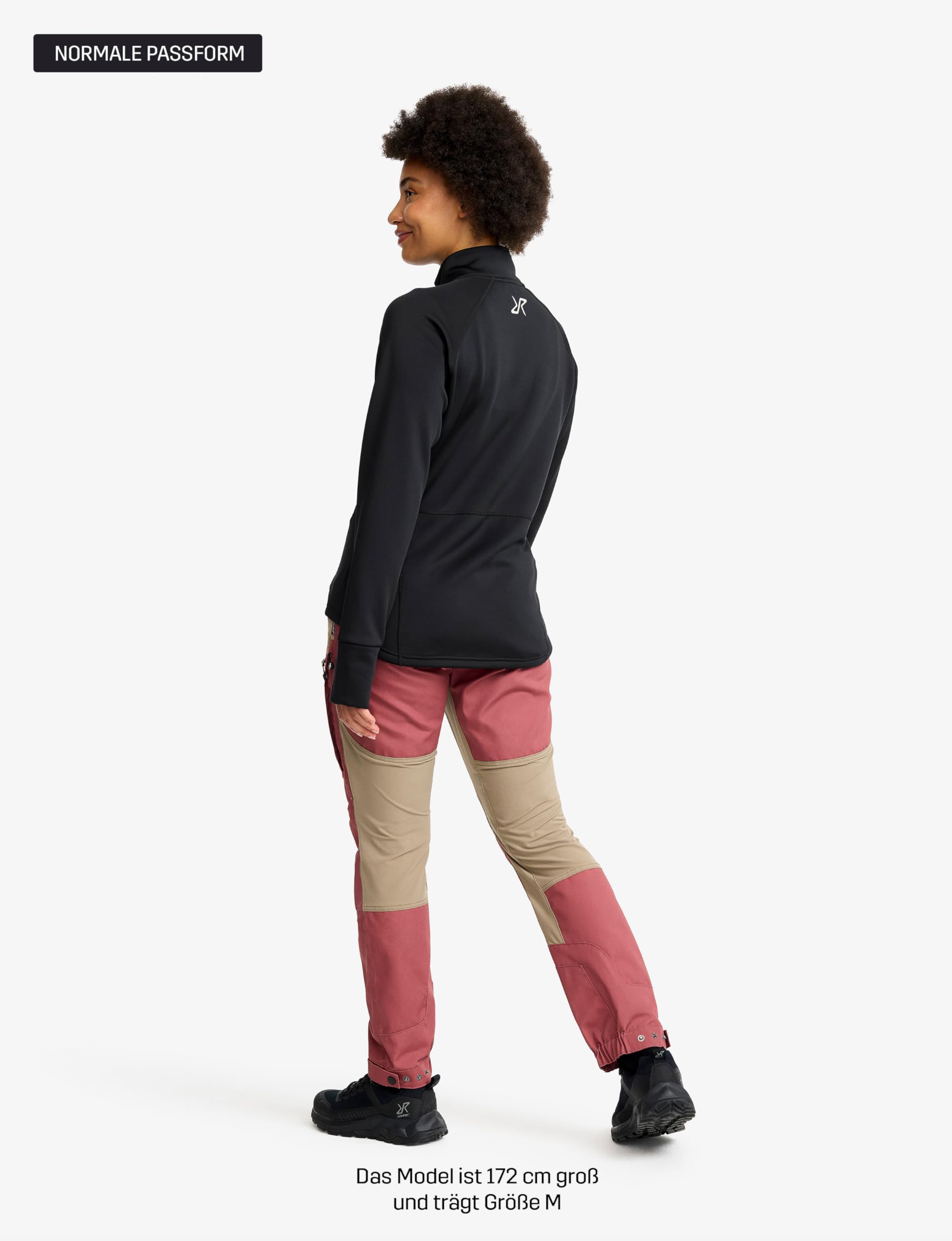 RevolutionRace Evolution Half-Zip Stretch Fleece für Damen, Fleecepullover für Wandern und Outdoor-Aktivitäten