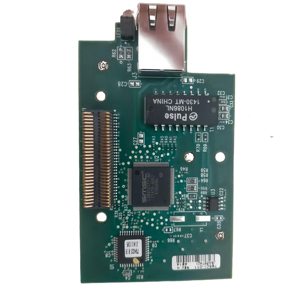 Sinsed Carte réseau interne pour imprimante thermique Zebra ZM400 ZM600 105SLPLUS Xi4 Series 203DPI noir