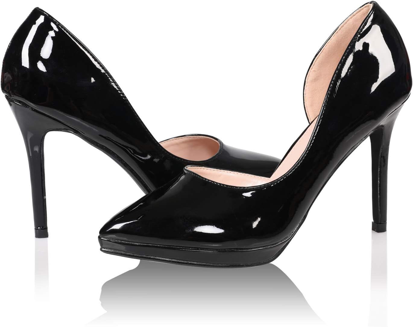 Women's Stiletto High Heel Dress Pumps Shoe Black 9