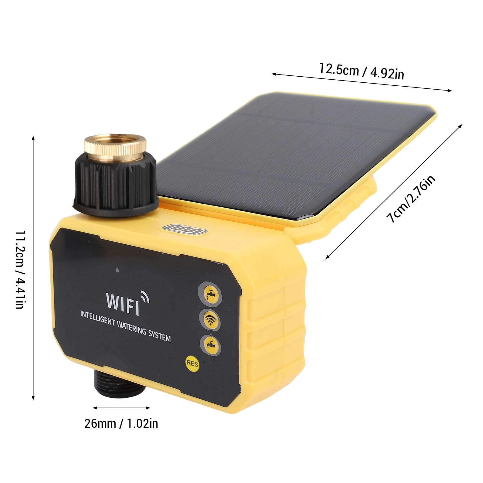 Alomejor WIFI Solarny Zraszacz Timer Inteligentny System Nawadniania Balkonów Ogrodowych 1 X Kontroler