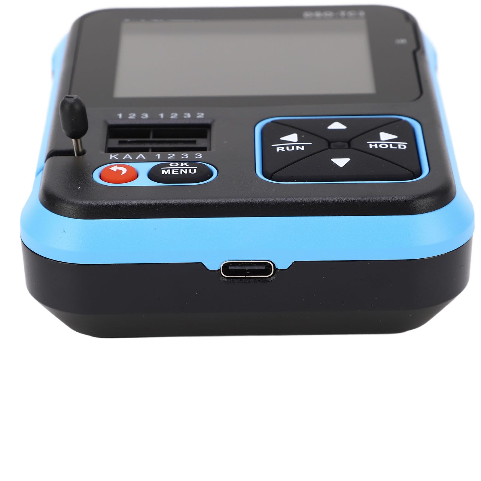 Cocoarm Osciloscopio Digital de Mano, Medidor de Osciloscopio ABS con Comprobador de Transistores, S 500KHz TFT de 2,4 Pulgadas, Generador de Señal para Reparación de Electrónica, Pruebas de
