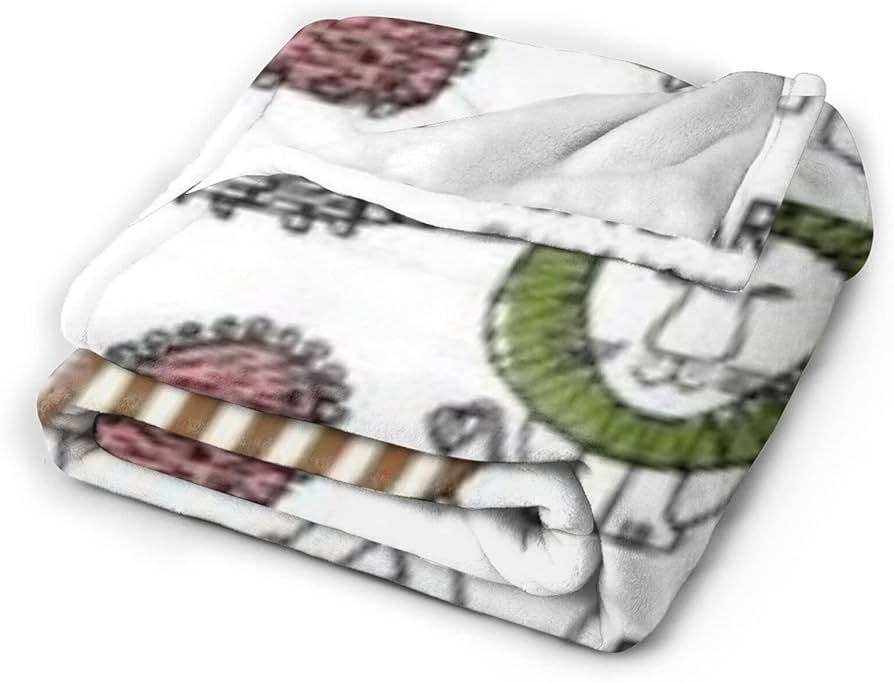 Amazon｜毛布 リサラーソン ブランケット 厚手 フランネル ふわふわ